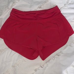 COPY - only worn twice lulu lemon low rise 2.5 speed up shorts.